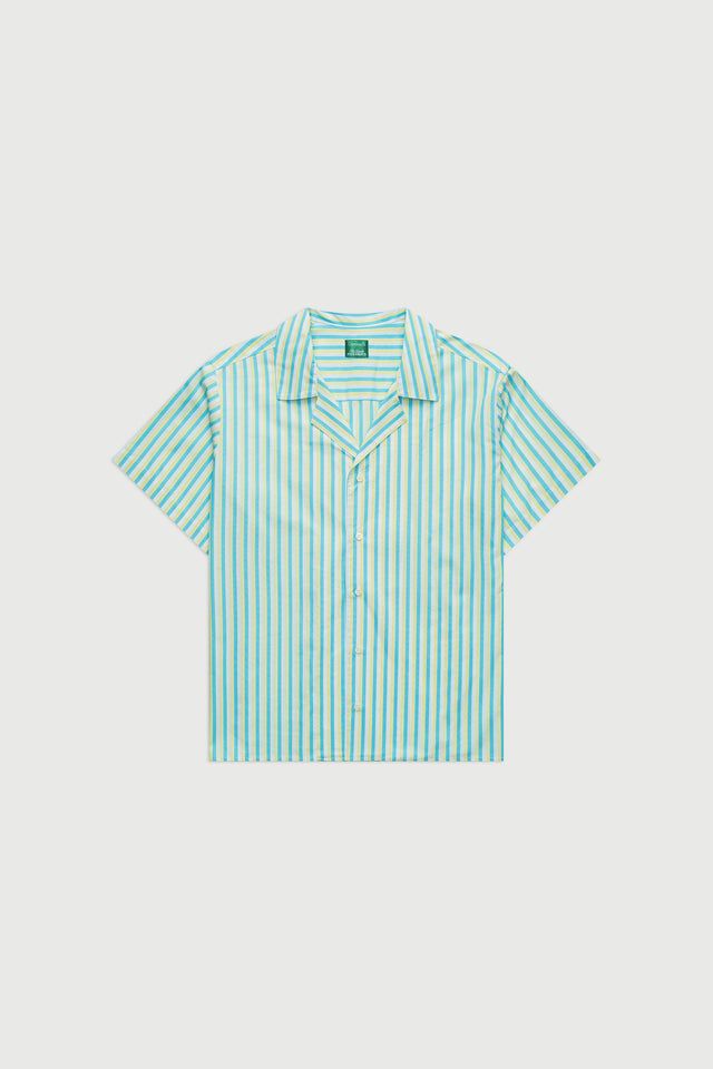 The Notched Collar Short Sleeve, Coppola Stripes